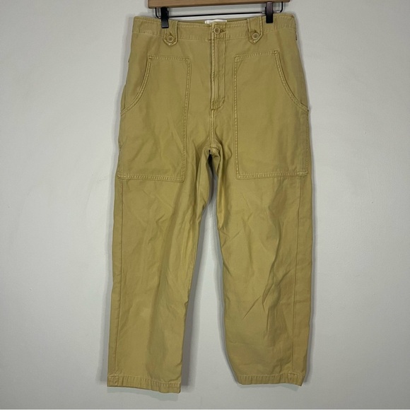 ANTHROPOLOGIE Citizens of Humanity Louise Cargo Khaki Pants Amber Size 30 - Picture 3 of 8
